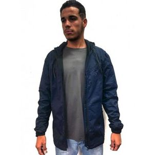 Jaqueta Impermeável Conquista Change 2.0 Masculino - Azul Marinho
