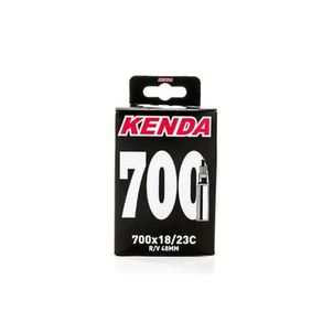 Câmara de ar aro 700 x 18/23 Kenda bico fino 48 mm removível