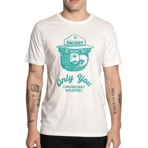 Camiseta Element Prevent Center SM25 Masculina Off White