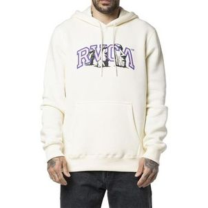 Moletom RVCA Canguru Apa Nui 305G WT24 Masculino Off White