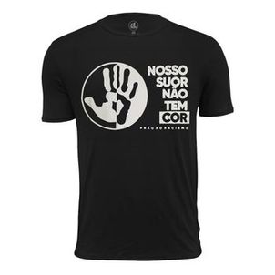 Camiseta Esporte Legal Não Ao Racismo Masculina