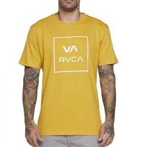 Camiseta RVCA VA All The Way SM25 Masculina Mostarda