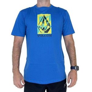 Camiseta Volcom Ripper Stone SM25 Masculina Azul Royal