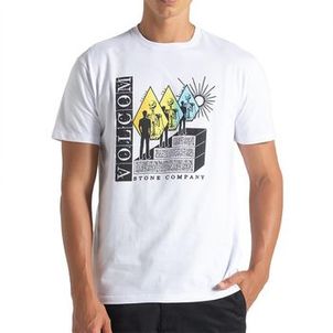 Camiseta Volcom Reflected WT25 Masculina Branco