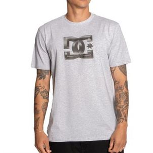 Camiseta DC Shoes DC Star Chrome Silver SM25 Masculina Cinza