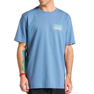 Camiseta Volcom Sunset Delight SM25 Masculina Azul Escuro