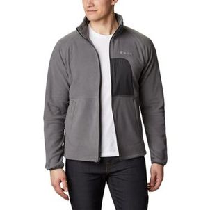 Jaqueta Fleece Columbia Masculina Rapid Expedition Full Zip Cinza