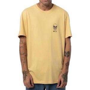 Camiseta MCD Logo Caveira SM25 Masculina Amarelo Ensol