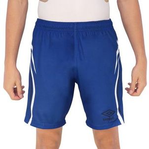Calção Umbro Rush Azul Branco e Marinho