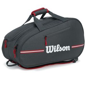 Raqueteira Wilson Team Padel Cinza Chumbo