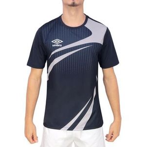 Camiseta Umbro Match Marinho E Cinza