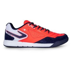 Tênis de Futsal Topper Dominator Pro V - Coral / Marinho / Branco
