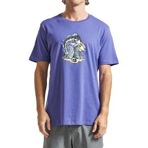 Camiseta Hurley Bedrock SM24 Masculina Roxo