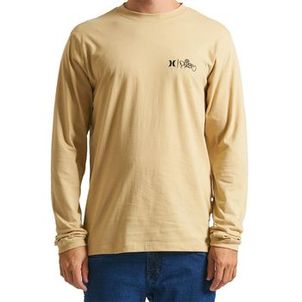 Camiseta Hurley Manga Longa Euro 22 WT24 Areia