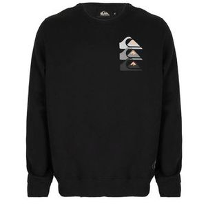 Moletom Quiksilver Careca Three Logo WT25 Masculina Preto