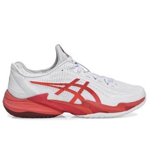 Tênis Asics Court FF 3 Novak - Quadra Rápida - Branco e Vermelho