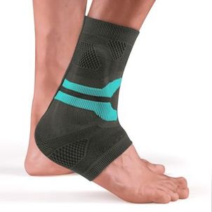 Tornozeleira N1 Sport Linha Pro Cinza e Azul