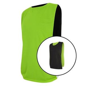 Kit com 3 Coletes Dupla Face Verde Claro e Preto - Kanga Sport
