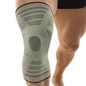 Joelheira N1 Sport Linha Training Cinza e Laranja