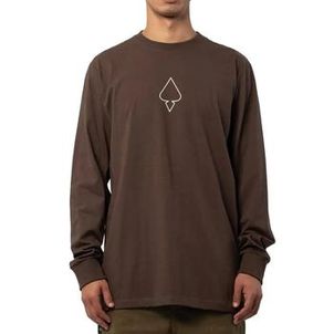 Camiseta MCD Manga Longa Classic WT25 Masculina Marrom Ruina