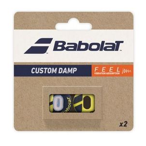 Antivibrador Babolat Custom Damp X2 Unissex - Preto/Amarelo UN