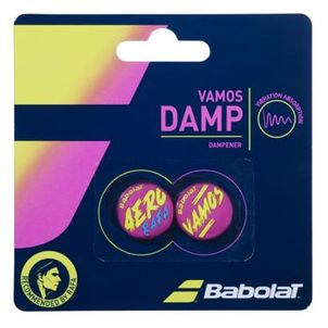 Anti Vibrador Babolat Vamos Damp X2 Rafa Unissex - Amarelo/Roxo UN