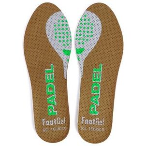 Palmilha de Gel Footgel Padel 37 ao 40 Marrom