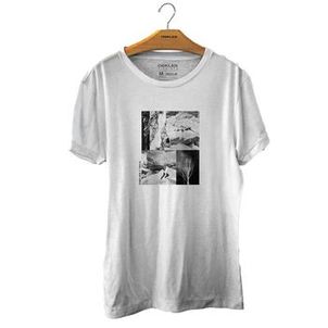 Camiseta Osklen Stone Trkk Mix Masculina Off White