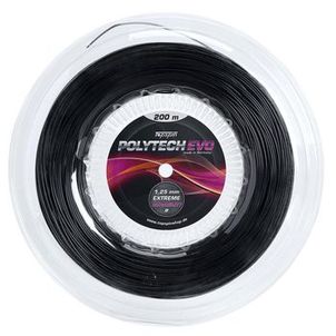 Corda Topspin Polytech Evo 17L 1.25mm Preta Rolo com 200 Metros