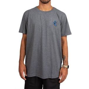 Camiseta Santa Cruz Screaming Hand Chest Masculina Cinza Esc