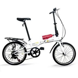 Bicicleta Dobrável Pelegrin Tempo 3.0 Branca