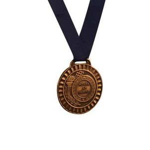 Medalha Gedeval 45Mm Bronze Com Fita
