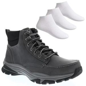 Kit Bota Skechers Ralcon Top Point Masculina + 3 Pares de Meias