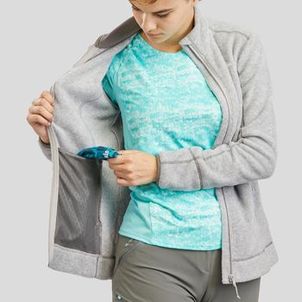 Blusa Feminina de Trilha Fleece Térmica Quechua | Decathlon