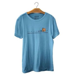 Camiseta Osklen Slim Stone Osklensurng Taco Masculina Azul
