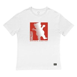 Camiseta Grizzly On The Grind SS Masculina Branco