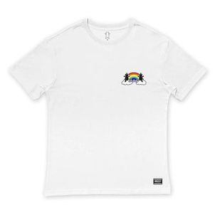 Camiseta Grizzly Over The Rainbow SM23 Masculina Branco