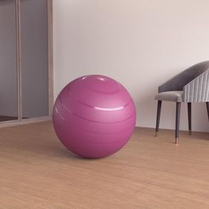 Bola de Ginástica e Pilates Tam 2 65cm Nyamba Bordo