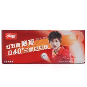 Bolas de Tênis de Mesa DHS 40+ ITTF Profissional 3 Estrelas Pack com 10 Bolas Branca