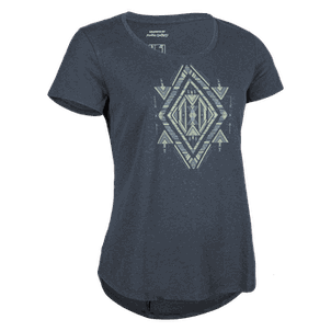 Camiseta Feminina para Caminhada NH500 Quechua Marinho