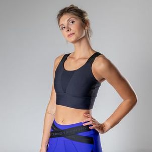 Top Cropped Feminino de Treino 500 Domyos