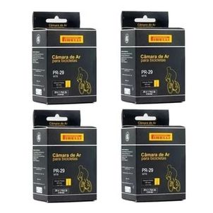 4x Câmara de ar 29 x 1.75/2.35 Pirelli Mtb bico fino 48 mm