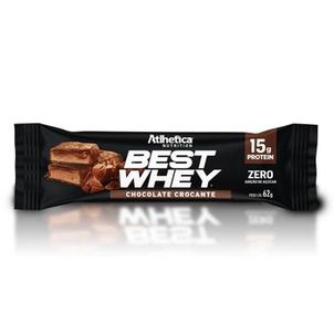 Barra de Proteína Best Whey Bar 62g Chocolate Crocante Athetica Nutrition