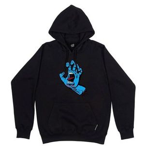 Moletom Santa Cruz Canguru Screaming Hand Front WT23 Preto