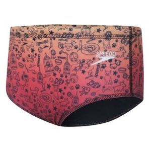 Sunga Tradicional Speedo Degradê Pets Infantil - Laranja