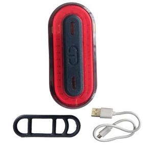 Sinalizador traseiro bike Aude 100 lumens recarregável USB