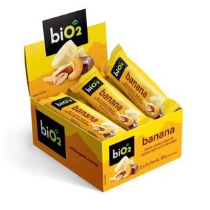 Barra de Castanhas e Frutas Banana com Chocolate 25g biO2
