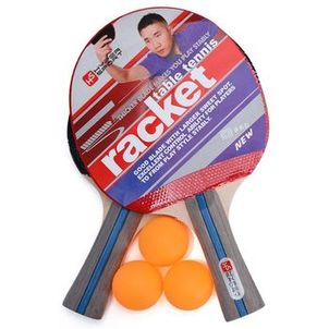 Kit Tênis de Mesa Hyper 1087 com 02 Raquetes e 03 Bolas
