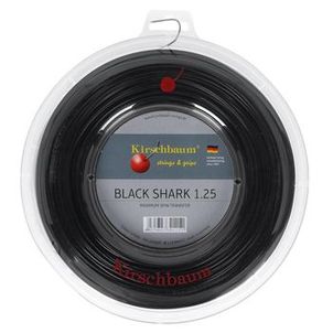 Corda Kirschbaum Black Shark 17L 1.25mm Rolo com 200 Metros Preto