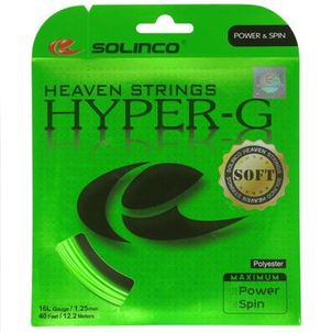 Corda Solinco Hyper G Soft 16L 1.25mm Verde - Set Individual